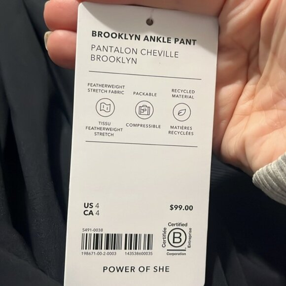 Athleta brooklyn ankle pant 4 nwt - Picture 7 of 9